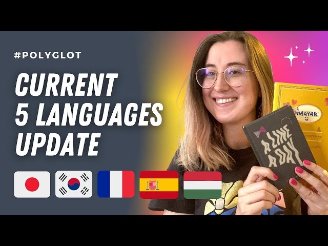 Learning 5 languages - Polyglot language updates September 🌎 class=