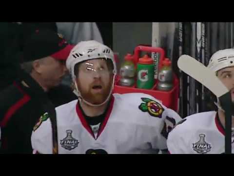 NHL Brian Campbell Big Hit on Ville Leino Game 4 6...