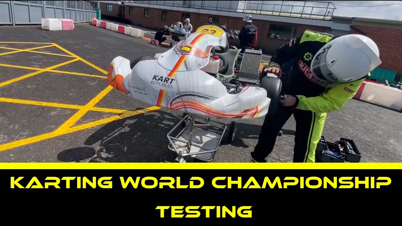 Testing for the Karting World Championship