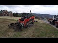 Kubota Using a Harley Rake