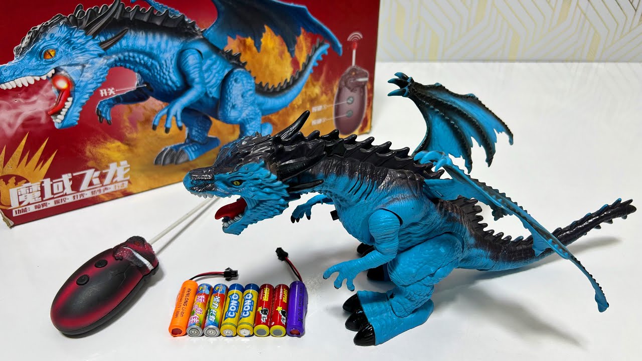 Unboxing RC demon dragon, electric frog, city transportation RC