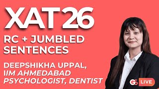 XAT 2026 Reading Comprehension + Jumbled Sentences | IIM-A Alum Reveals the Psychology of RC