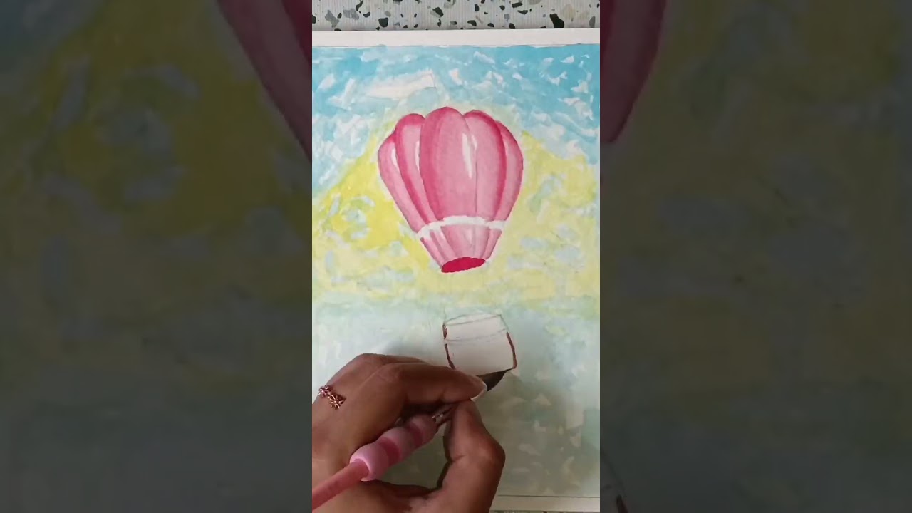 Art | Hot air balloon | Timelapse.
