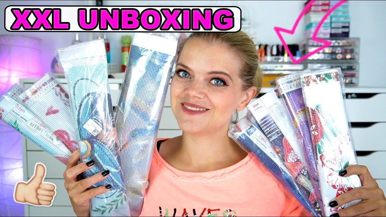 XXL DIAMOND PAINTING UNBOXING | NEUHEITEN | GBFKE