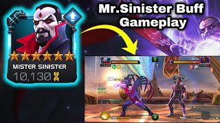 Mr. Sinister BUFF is insane!! Tons of abilities!! Damage showcase\/Gameplay - MCOC