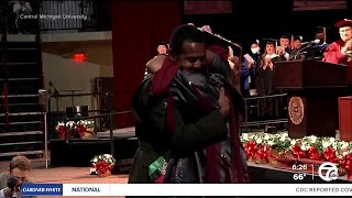 WATCH: Southfield CMU grad gets major surprise at graduation
