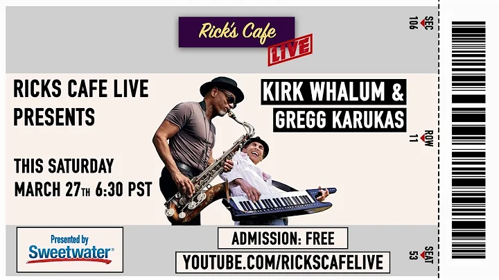 Rick's Cafe Live (#44) - Kirk Whalum & Gregg Karukas