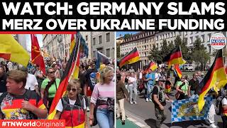 ‘MERZ MUST GO!’ Munich Protesters Rally Against Ukraine Support and Defence Spending