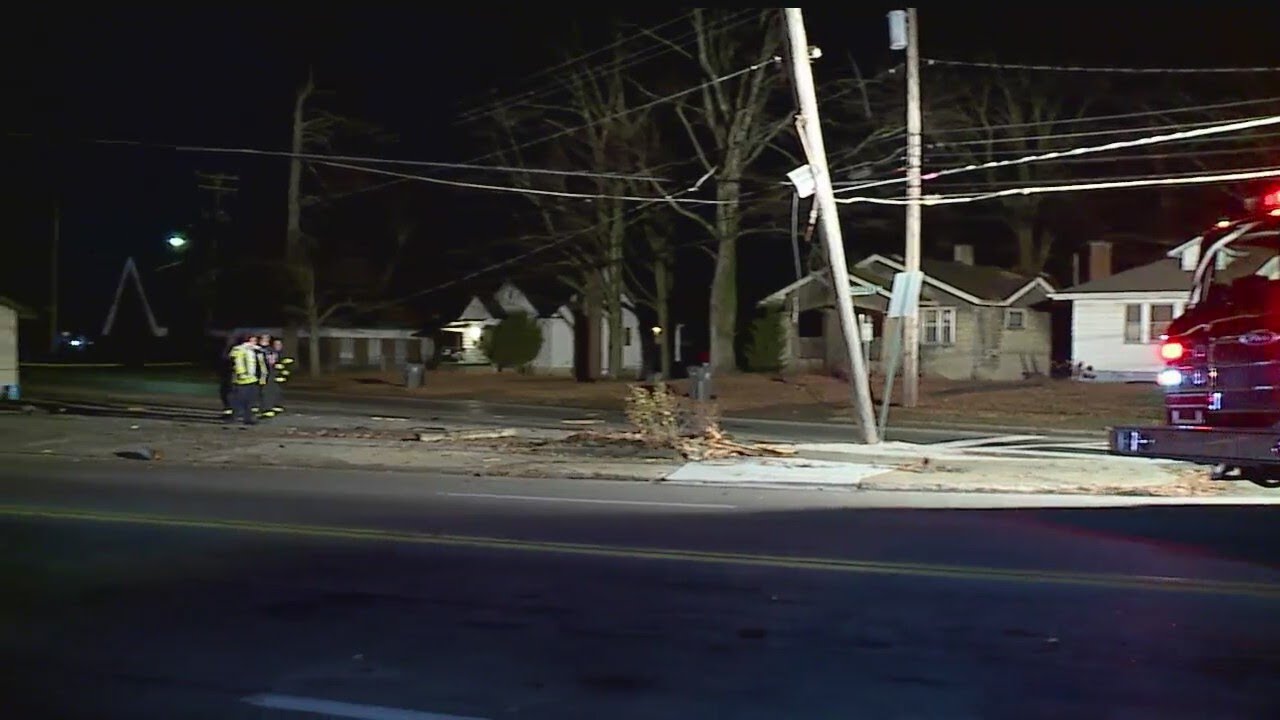 Driver flees after crashing car into building - YouTube