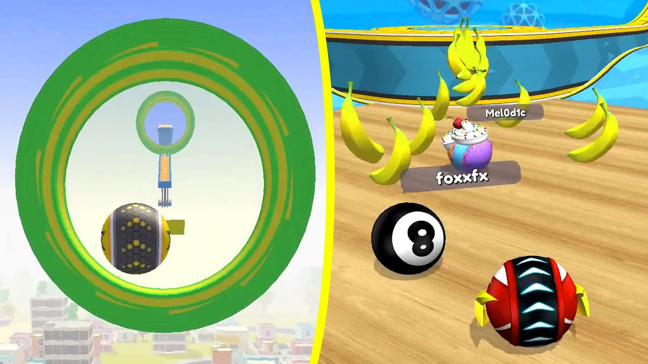 Going Balls Vs Action Balls All Levels Gameplay Android iOS #64