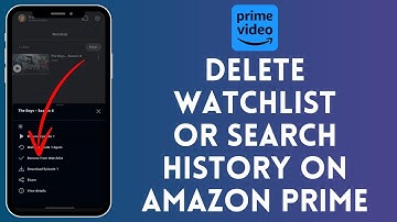 How to Delete Watchlist/Search History on Amazon Prime (2024)