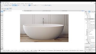 ARCHICAD: Episode 11  Creating Simple Bathtub