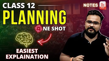 PLANNING class 12 business studies ONE SHOT | Chapter 4 | GAURAV JAIN