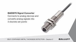 Metal Thickness Detection -  Session 2