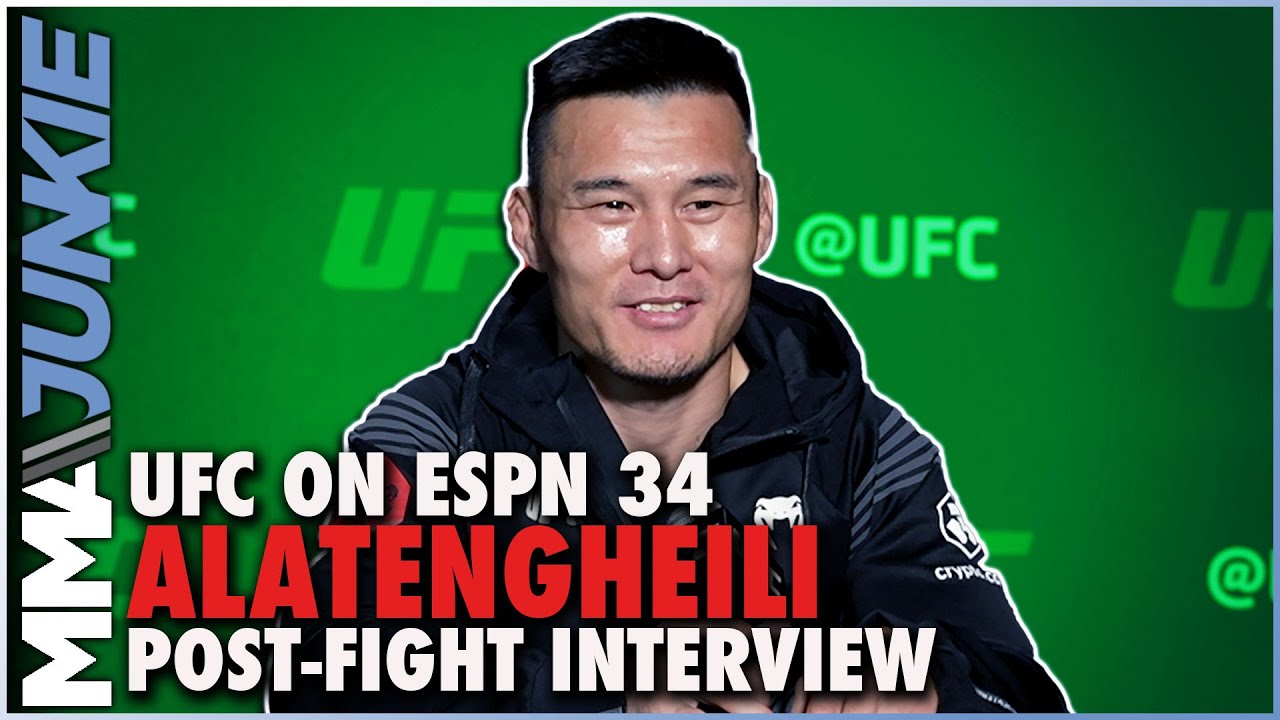 Alatengheili capitalized on opening to obtain quick TKO victory | UFC on ESPN 34