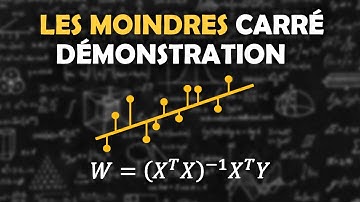 Démonstration de la méthode des moindres carrés + Code Python [From Scrath]