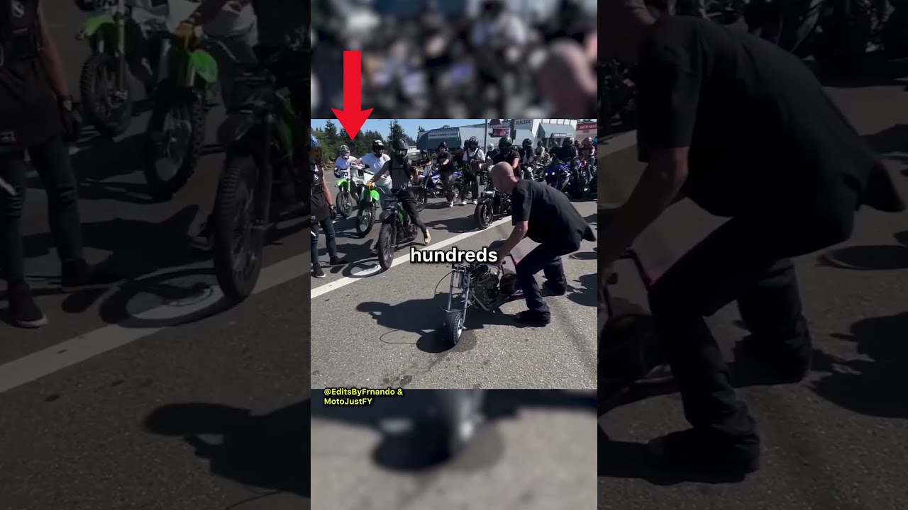Crackhead Tries To Steal Mini Bike