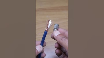 The Right Way to Install a Coaxial Cable Connector!