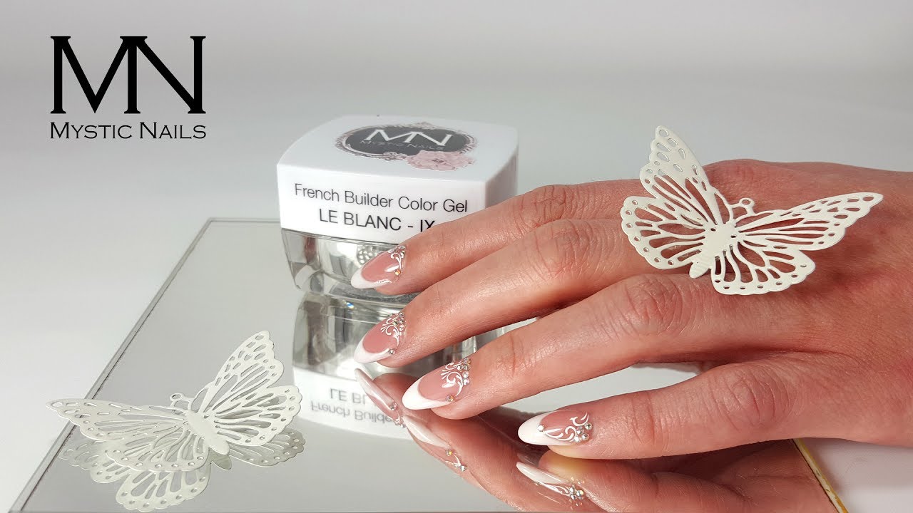 Mystic Nails - French Builder Color Gel - Fill in technique