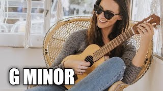 Vignette de la vidéo "Emotive Acoustic Guitar Backing Track In G Minor"