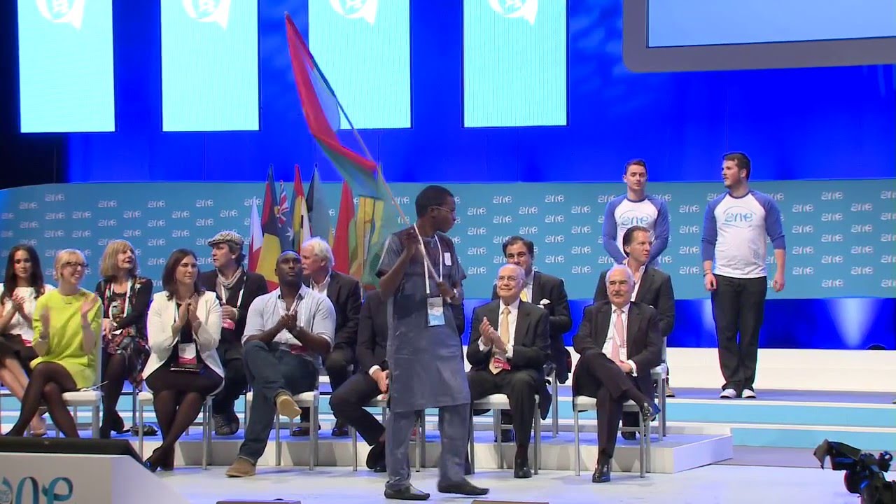 Flag Bearers at the Summit 2014 Dublin