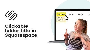 How to make a dropdown title clickable in Squarespace // add link to folder title in Squarespace