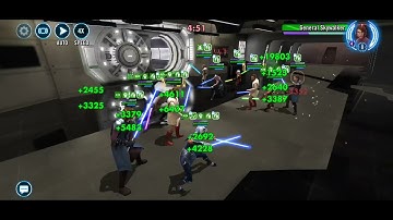 SWGOH JMK mirror match win without losing any unit