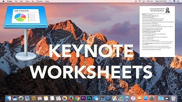 Apple Keynote Tutorial: How to Make Worksheets for Teachers