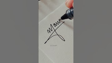 Manvi Signature Style🔥✨| Elite Calligraphy #manvi #shorts #viral