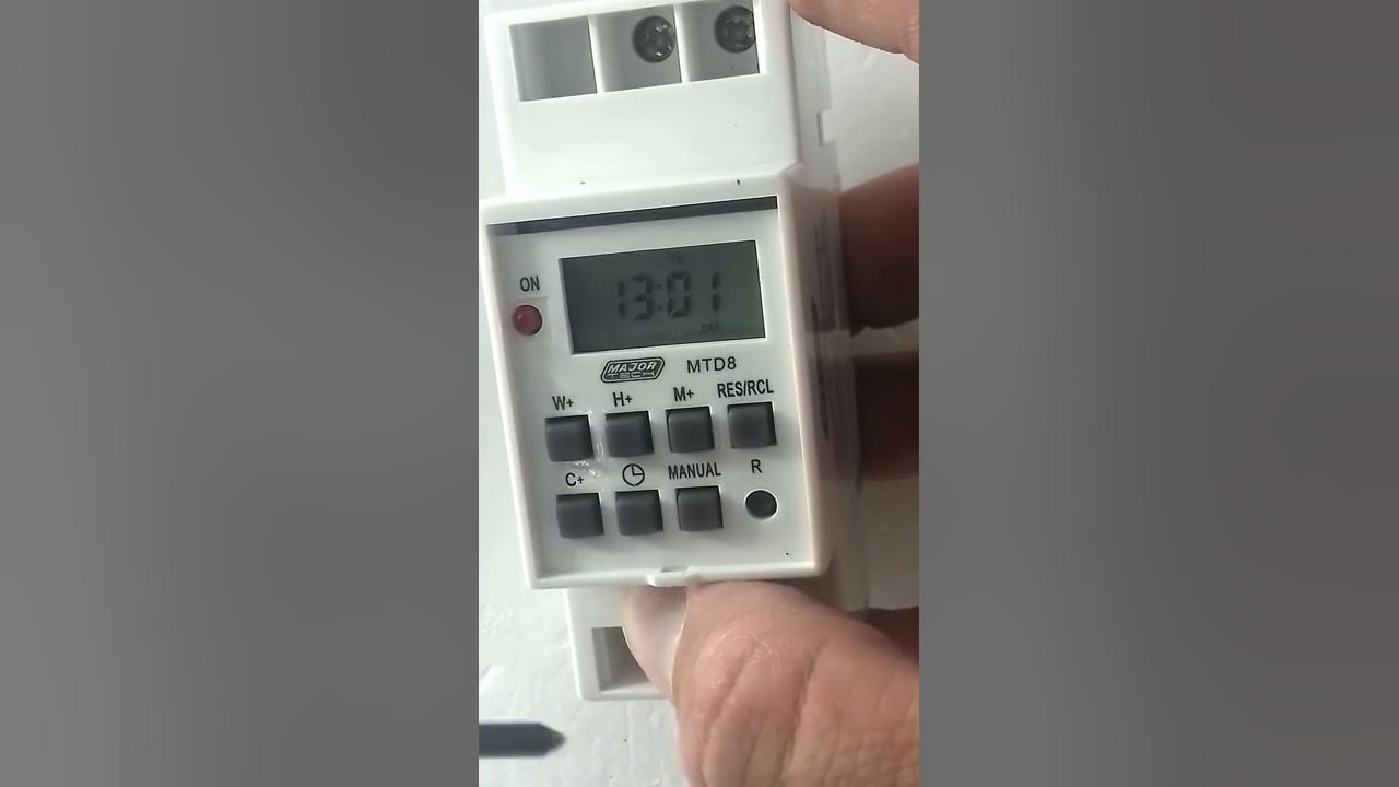 20 AMP DIGITAL GEYSER AND POOL PUMP TIMER MTD8 - YouTube