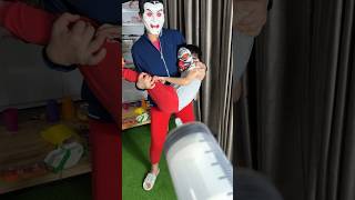 Injection prank on my son 😁😍💉 #viral #funny #shorts by SuHao