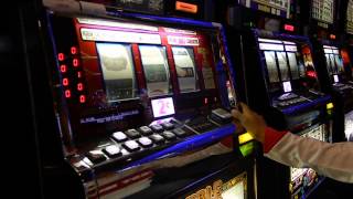 Katie winning at Potawatomi Bingo Casino (My trip to Milwaukee)