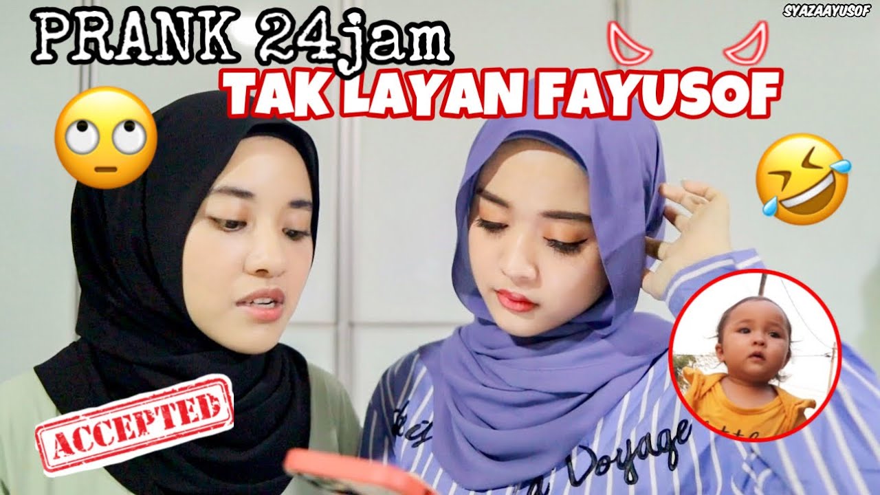 PRANK 24jam Tak layan Fayusof , tiara pun join sekali 🤣