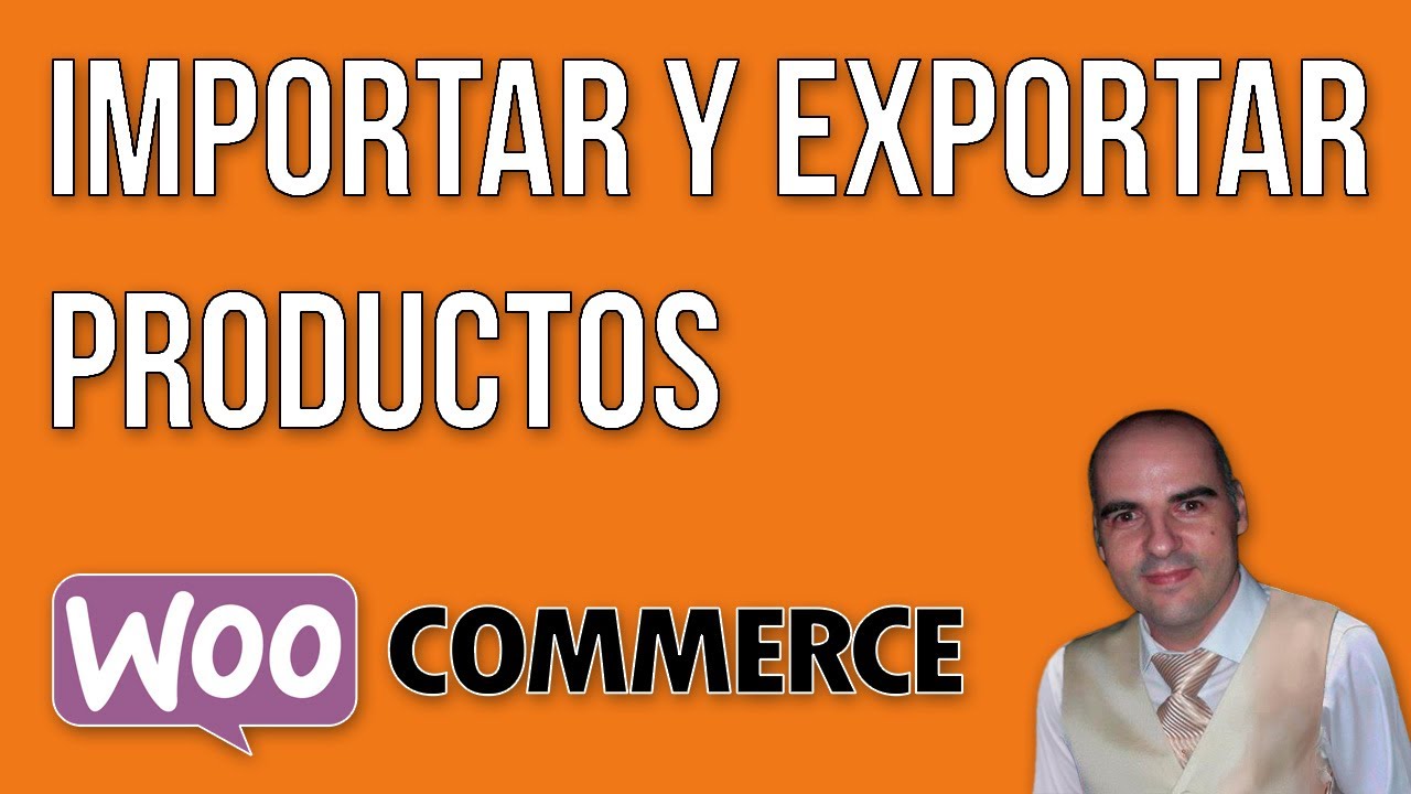 Importar y exportar productos en WooCommerce - YouTube