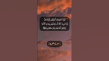 سورة التوبة من٨٥الى٨٧ بصوت الشيخ محمد صديق المنشاوي