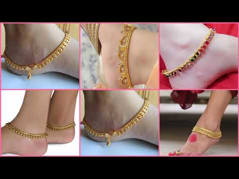 gold payal designs