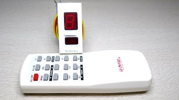 Remote control for Light & Fan with speed regulator