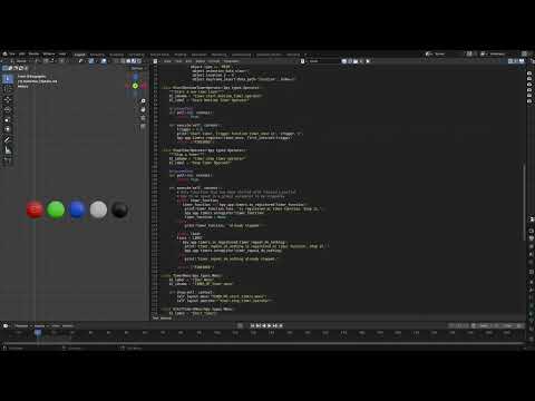 Blender script timer example