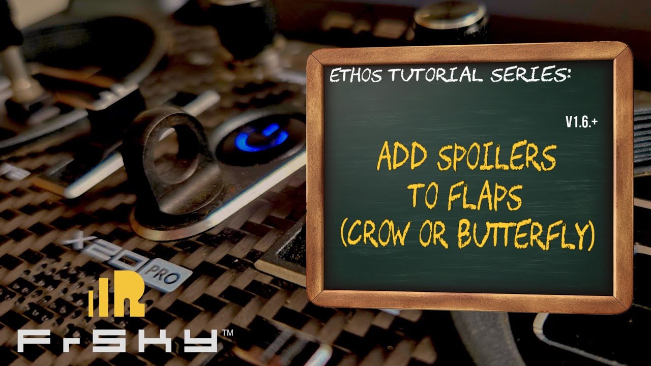 Добавление спойлеров к закрылкам (смесь «Бабочка»)