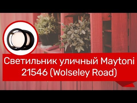 Светильник уличный MAYTONI 21546 (MAYTONI Wolseley Road O011WL-L6B) обзор