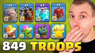 849 Troop Capacity with the New iQOO 13 Phone!
I used the maximum amount of troops available in a Clash of Clans attack - 849 troops - using one of the fastest phones on the market, the iQOO 13. Get yours today: https://www.iqoo.com/en/products/iqoo-13 #UnboxMonsterInside #Sponsored
849 is currently the most Troop Capacity you can use for a Clash of Clans attack. This includes maximising Hero Equipment to have spawned units as well as Clone Spells and the Siege Barracks. Fun fact, I was actually interviewing Community Manager Ferri for my second channel which we overran and caused me to miss my war attacks. At least you still got to see me try this vs a maxed Town Hall 17. Clash On!
Bobby Plays Video on iQOO 13: https://www.youtube.com/watch?v=cQdD_BX2fE0
Check out this concept on iTzus channel too: https://www.youtube.com/@itzueng-clashofclans
Thank you for using Code Judo in Clash of Clans to support me.
Supercell Store: https://store.supercell.com/en?boost=judo
In Clash of Clans: https://bit.ly/CodeJudo
Im part of Supercells Creators Program; find more information here: https://creators.supercell.com/en/supercell-partner
Join The Dojo to gain Exclusive Perks by becoming a Member of the Judo Sloth Gaming YT Channel: https://www.youtube.com/judosloth/join
My Clash of Clans Playlists
Clash Explained: https://bit.ly/ClashExplained
Base Upgrading Advice: https://bit.ly/UpgradeBase
Tip for Everything Series: https://bit.ly/TipsForEverything
Watch my Livestreams on Twitch and Facebook:
TWITCH ► https://www.twitch.tv/judo_sloth
FACEBOOK ► https://www.facebook.com/JudoSloth
Follow me on Social Media:
TWITTER ► https://twitter.com/JudoSloth
INSTAGRAM ► https://www.instagram.com/judosloth
DISCORD ► https://discord.gg/JudoSloth
#ClashOfClans #CoC #SupercellPartner
► Judo Sloth Gaming is a mobile gaming channel focused on Clash of Clans. You will see a variety of videos focused on being Educational but Entertaining! You will find Informational Guides on Everything in CoC. Attack Strategies, 3 Star Attacks, Farming or Upgrade Advice, Lets Play and Update News - youll want to Subscribe to see it all. Clash On! 849 Troop Capacity with the New iQOO 13 Phone!