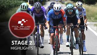 Tour de Suisse 2026 - Stage 2 Highlights - Can the breakaway resist to Tadej Pogacar ?