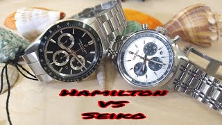 Seiko Prospex Speed Timer SRQ047 VS Hamilton Jazzmaster Performer H36606130