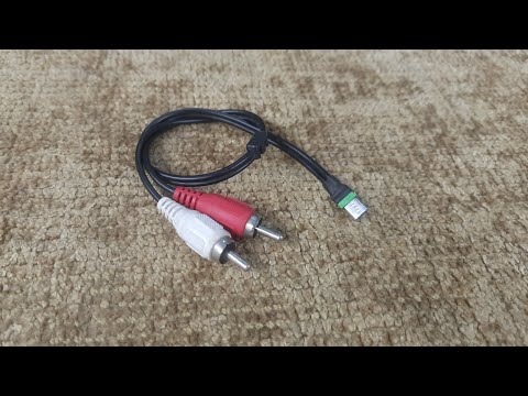 How to make Micro USB to RCA Cable