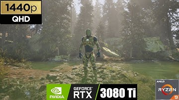 [QHD] UNREAL ENGINE 5 | CONIFER FOREST BIOME | NANITE + LUMEN | RTX 3080Ti | Ryzen 9 5900X