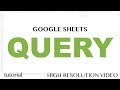 Google Sheets QUERY - Filter by Date Range using WHERE Statement Tutorial - Part 3