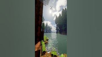 The BEST Minecraft Realistic Shaders (FREE)  #shorts