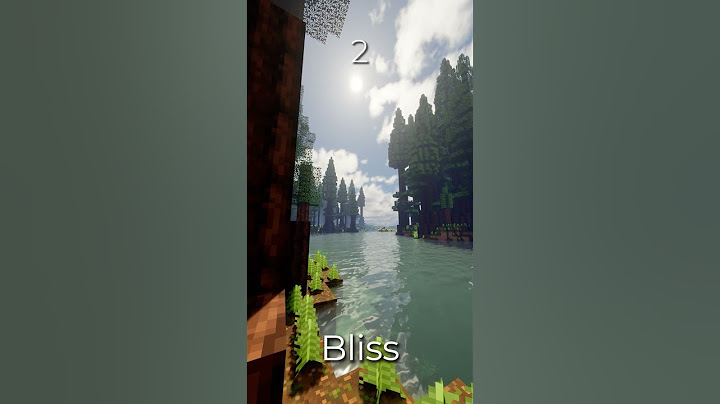 The BEST Minecraft Realistic Shaders (FREE)  #shorts