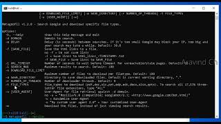 Lesson 7 linux Metagoofil Version Check!