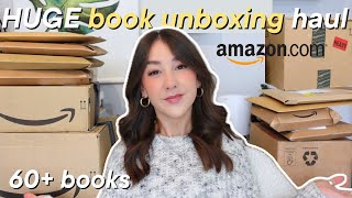 HUGE unboxing book haul 60+ books